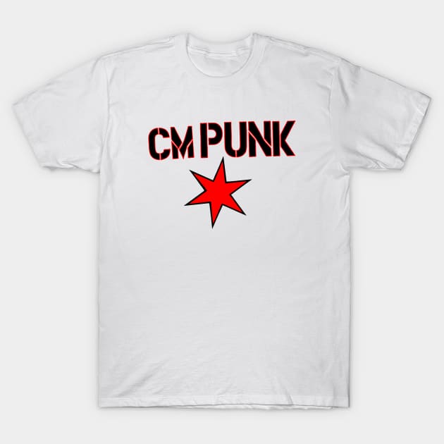 CM Punk Six Stars T-Shirt by TheBalestvictus